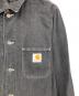 中古・古着 CarHartt (カーハート) デニムカバーオール グレー サイズ:M：13000円