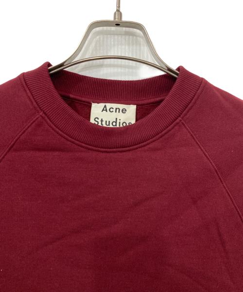Acne studios（アクネ ストゥディオズ）Acne studios (アクネ ストゥディオズ) ラグランスウェット レッド サイズ:Sの古着・服飾アイテム