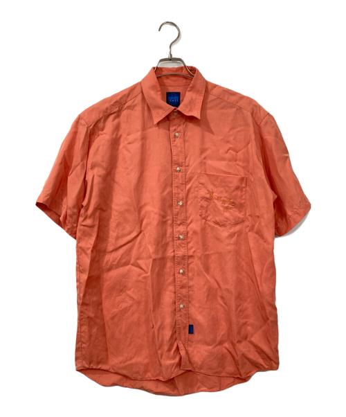 KENZO JEANS（ケンゾージーンズ）KENZO JEANS (ケンゾージーンズ) 半袖シャツ オレンジ サイズ:LARGEの古着・服飾アイテム