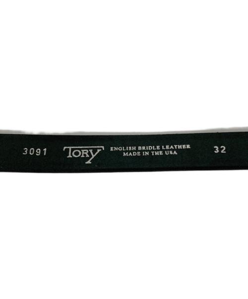 TORY LEATHER（トリーレザー）TORY LEATHER (トリーレザー) 3-PIECE SILVER BUCKLE BELTS ブラック サイズ:32の古着・服飾アイテム