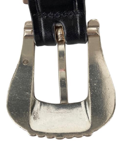 TORY LEATHER（トリーレザー）TORY LEATHER (トリーレザー) 3-PIECE SILVER BUCKLE BELTS ブラック サイズ:32の古着・服飾アイテム