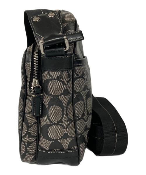 COACH（コーチ）COACH (コーチ) ヘリテージショルダーバッグ ブラックの古着・服飾アイテム
