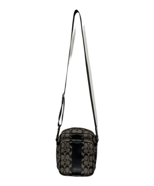 COACH（コーチ）COACH (コーチ) ヘリテージショルダーバッグ ブラックの古着・服飾アイテム