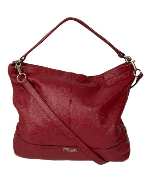 COACH（コーチ）COACH (コーチ) パーク レザー ホーボー レッドの古着・服飾アイテム