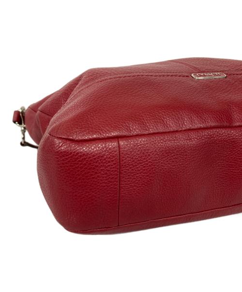 COACH（コーチ）COACH (コーチ) パーク レザー ホーボー レッドの古着・服飾アイテム