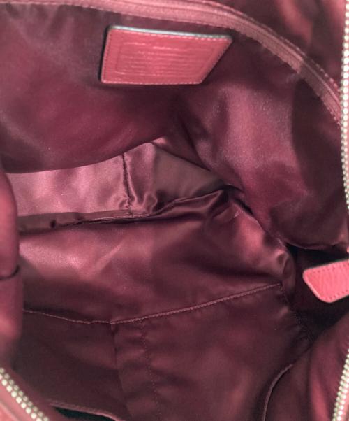 COACH（コーチ）COACH (コーチ) パーク レザー ホーボー レッドの古着・服飾アイテム