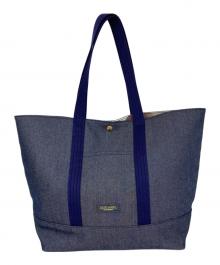 BLUE LABEL CRESTBRIDGE（ブルーレーベルクレストブリッジ）の古着「カジュアルトート」｜インディゴ