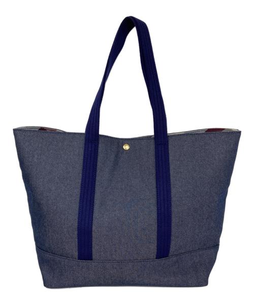 BLUE LABEL CRESTBRIDGE（ブルーレーベルクレストブリッジ）BLUE LABEL CRESTBRIDGE (ブルーレーベルクレストブリッジ) カジュアルトート インディゴの古着・服飾アイテム