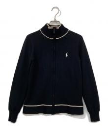 POLO GOLF（ポロ ゴルフ）の古着「ニットジャケット」｜ブラック