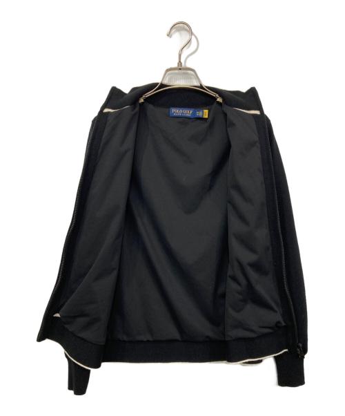 POLO GOLF（ポロ ゴルフ）POLO GOLF (ポロ ゴルフ) ニットジャケット ブラック サイズ:XXSの古着・服飾アイテム