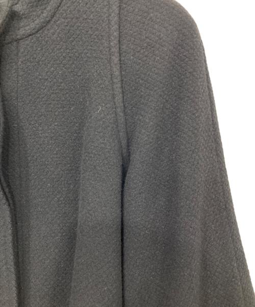 Christian Dior（クリスチャン ディオール）Christian Dior (クリスチャン ディオール) アンゴラ混スタンドカラーコート ブラック サイズ:Sの古着・服飾アイテム
