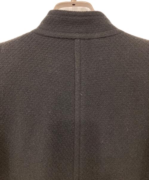 Christian Dior（クリスチャン ディオール）Christian Dior (クリスチャン ディオール) アンゴラ混スタンドカラーコート ブラック サイズ:Sの古着・服飾アイテム