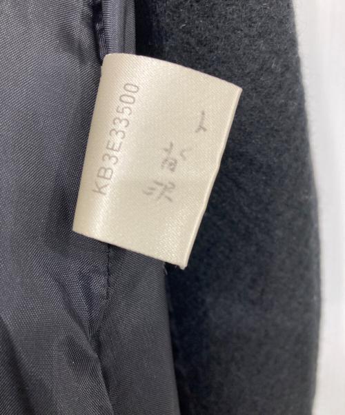 Christian Dior（クリスチャン ディオール）Christian Dior (クリスチャン ディオール) アンゴラ混スタンドカラーコート ブラック サイズ:Sの古着・服飾アイテム