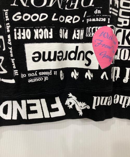 SUPREME（シュプリーム）Supreme (シュプリーム) 23SS Fiend Hooded Sweatshirt ブラック サイズ:XLの古着・服飾アイテム