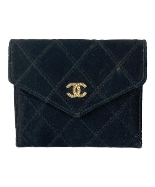 CHANEL（シャネル）CHANEL (シャネル) ビコローレコインケース ブラックの古着・服飾アイテム