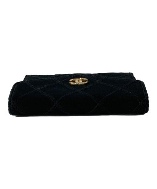 CHANEL（シャネル）CHANEL (シャネル) ビコローレコインケース ブラックの古着・服飾アイテム