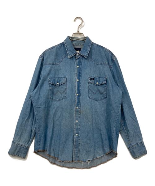 Wrangler（ラングラー）Wrangler (ラングラー) ウエスタンデニムシャツ インディゴ サイズ:XLの古着・服飾アイテム