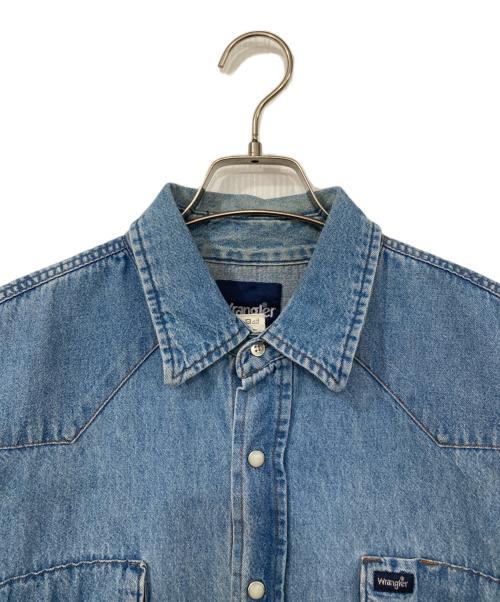 Wrangler（ラングラー）Wrangler (ラングラー) ウエスタンデニムシャツ インディゴ サイズ:XLの古着・服飾アイテム