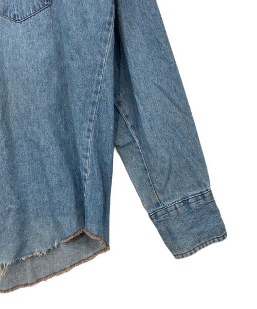 Wrangler（ラングラー）Wrangler (ラングラー) ウエスタンデニムシャツ インディゴ サイズ:XLの古着・服飾アイテム