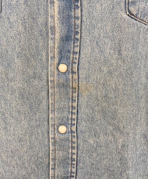 Wrangler（ラングラー）Wrangler (ラングラー) ウエスタンデニムシャツ インディゴ サイズ:XLの古着・服飾アイテム