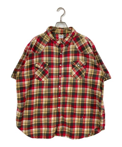 Wrangler（ラングラー）Wrangler (ラングラー) チェックシャツ レッド サイズ:20ー35の古着・服飾アイテム