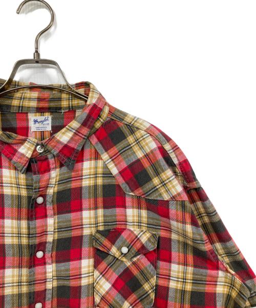 Wrangler（ラングラー）Wrangler (ラングラー) チェックシャツ レッド サイズ:20ー35の古着・服飾アイテム
