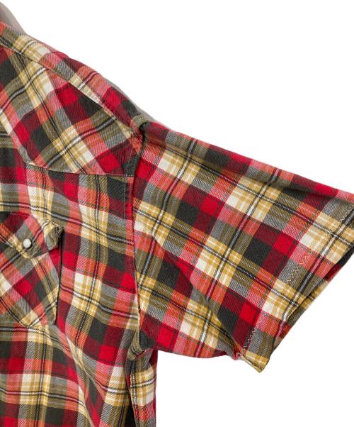 Wrangler（ラングラー）Wrangler (ラングラー) チェックシャツ レッド サイズ:20ー35の古着・服飾アイテム
