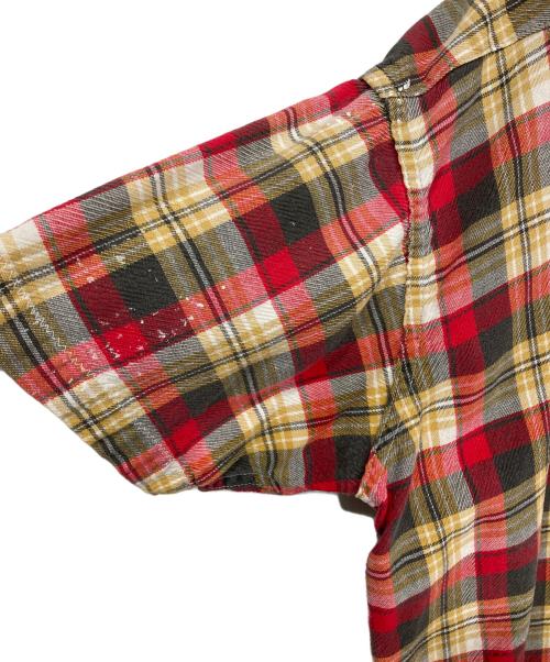 Wrangler（ラングラー）Wrangler (ラングラー) チェックシャツ レッド サイズ:20ー35の古着・服飾アイテム