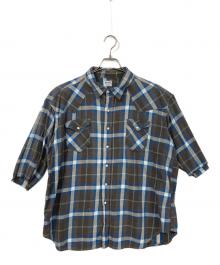 Wrangler（ラングラー）の古着「チェックシャツ」｜ブルー