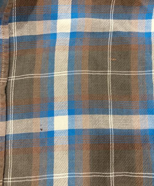 Wrangler（ラングラー）Wrangler (ラングラー) チェックシャツ ブルー サイズ:19-35の古着・服飾アイテム