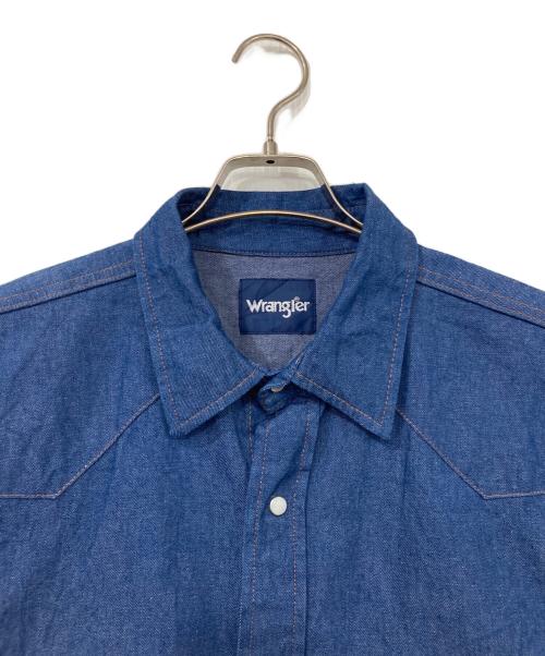 Wrangler（ラングラー）Wrangler (ラングラー) 襟芯ウエスタンシャツ インディゴ サイズ:XLの古着・服飾アイテム