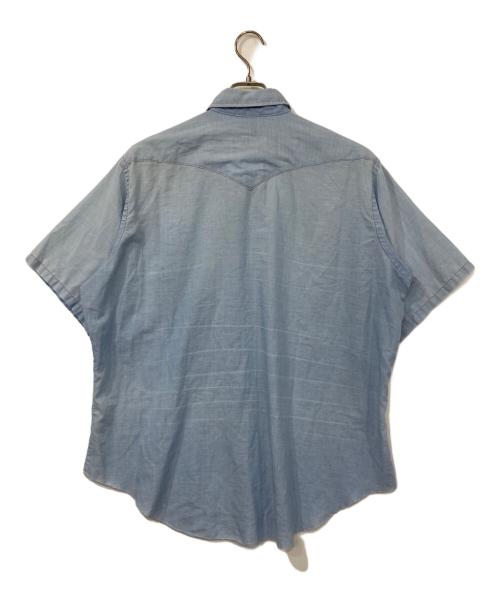 Wrangler（ラングラー）Wrangler (ラングラー) シャンブレーシャツ インディゴ サイズ:18の古着・服飾アイテム