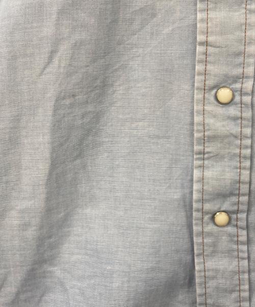 Wrangler（ラングラー）Wrangler (ラングラー) シャンブレーシャツ インディゴ サイズ:18の古着・服飾アイテム