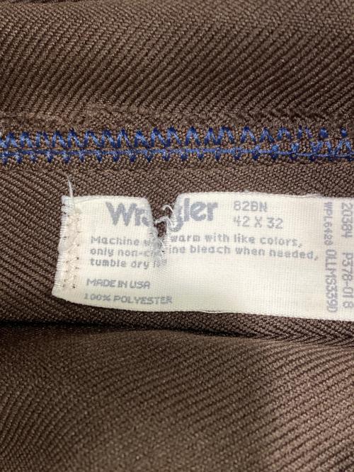 Wrangler（ラングラー）Wrangler (ラングラー) ワークパンツ ブラウン サイズ:W42の古着・服飾アイテム