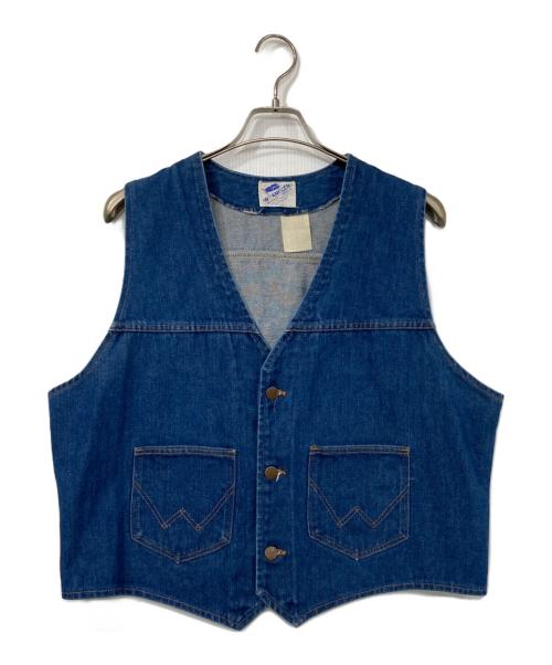 Wrangler（ラングラー）Wrangler (ラングラー) デニムベスト インディゴ サイズ:タグ印字消えの為不明の古着・服飾アイテム