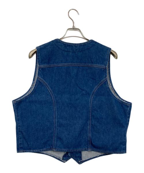 Wrangler（ラングラー）Wrangler (ラングラー) デニムベスト インディゴ サイズ:タグ印字消えの為不明の古着・服飾アイテム