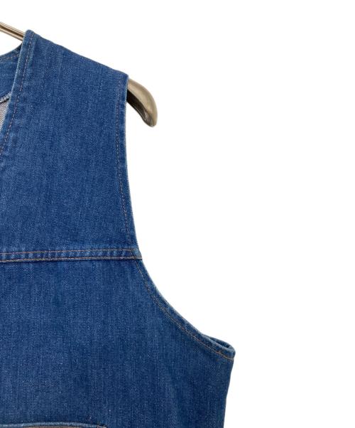 Wrangler（ラングラー）Wrangler (ラングラー) デニムベスト インディゴ サイズ:タグ印字消えの為不明の古着・服飾アイテム