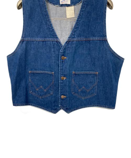 Wrangler（ラングラー）Wrangler (ラングラー) デニムベスト インディゴ サイズ:タグ印字消えの為不明の古着・服飾アイテム