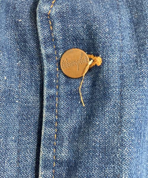 Wrangler（ラングラー）Wrangler (ラングラー) デニムベスト インディゴ サイズ:タグ印字消えの為不明の古着・服飾アイテム