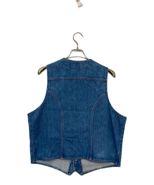 Wrangler（ラングラー）Wrangler (ラングラー) デニムベスト インディゴ サイズ:タグ切れの為不明の古着・服飾アイテム