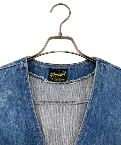 Wrangler（ラングラー）Wrangler (ラングラー) デニムベスト インディゴ サイズ:タグ切れの為不明の古着・服飾アイテム