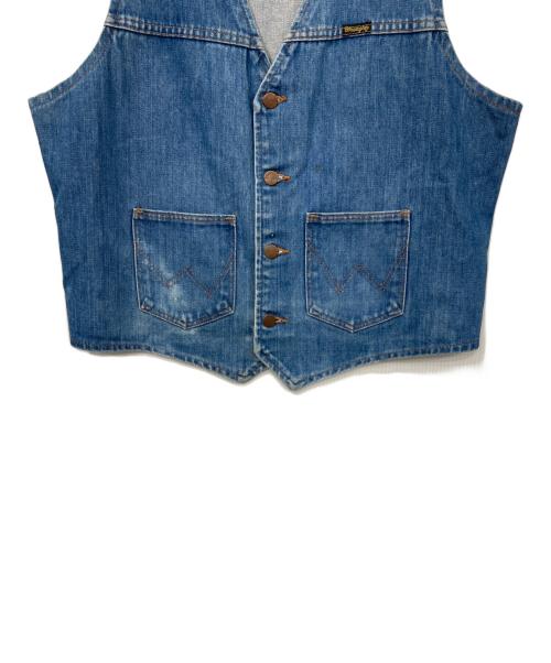 Wrangler（ラングラー）Wrangler (ラングラー) デニムベスト インディゴ サイズ:タグ切れの為不明の古着・服飾アイテム