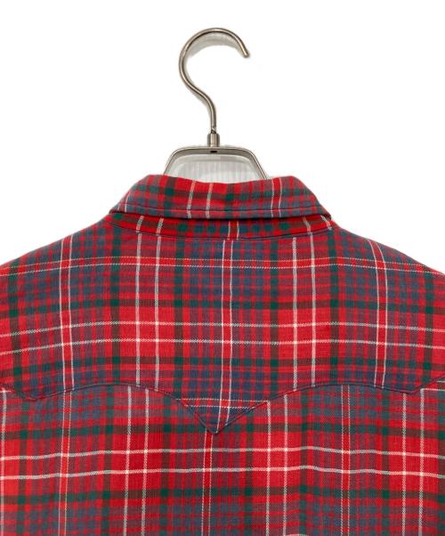 Wrangler（ラングラー）Wrangler (ラングラー) チェックシャツ レッド サイズ:表記無しの古着・服飾アイテム