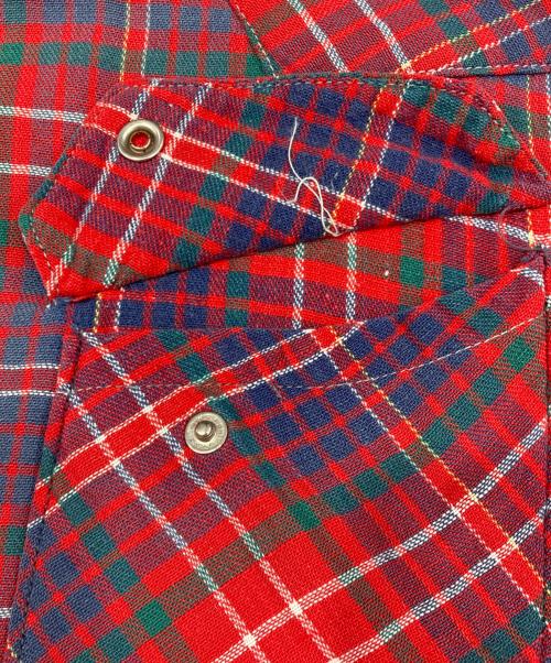Wrangler（ラングラー）Wrangler (ラングラー) チェックシャツ レッド サイズ:表記無しの古着・服飾アイテム