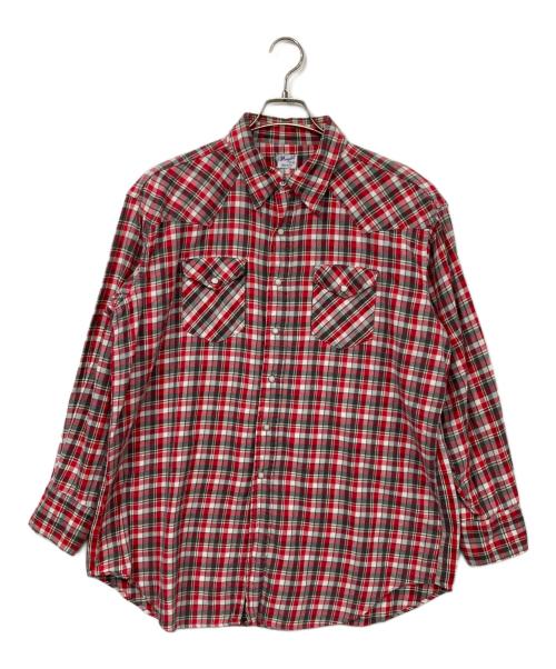 Wrangler（ラングラー）Wrangler (ラングラー) チェックシャツ レッド サイズ:18-35の古着・服飾アイテム