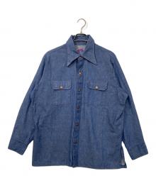 Wrangler（ラングラー）の古着「襟芯デニムシャツ」｜インディゴ
