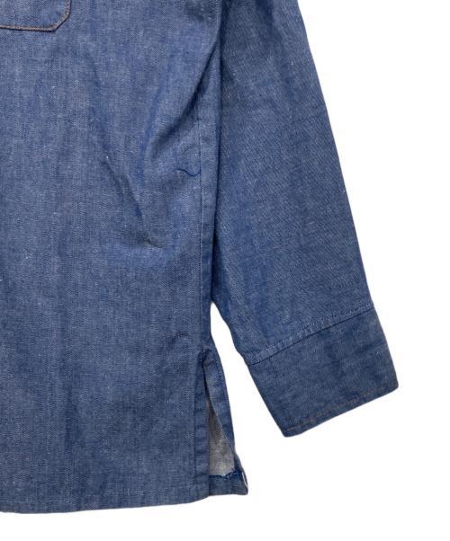 Wrangler（ラングラー）Wrangler (ラングラー) 襟芯デニムシャツ インディゴ サイズ:印字消えのため不明の古着・服飾アイテム