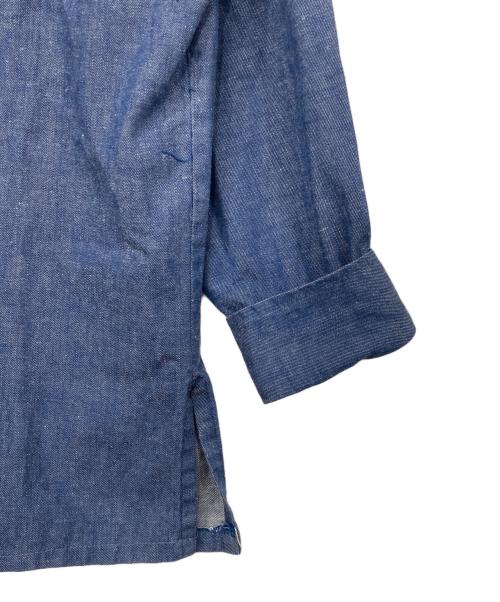 Wrangler（ラングラー）Wrangler (ラングラー) 襟芯デニムシャツ インディゴ サイズ:印字消えのため不明の古着・服飾アイテム
