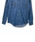 中古・古着 Wrangler (ラングラー) 襟芯ウエスタンデニムシャツ インディゴ サイズ:印字消えのため不明：6000円