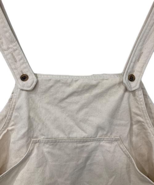 tumugu（ツムグ）tumugu (ツムグ) 9ozデニム2wayベスト アイボリー/キナリ サイズ:Fの古着・服飾アイテム